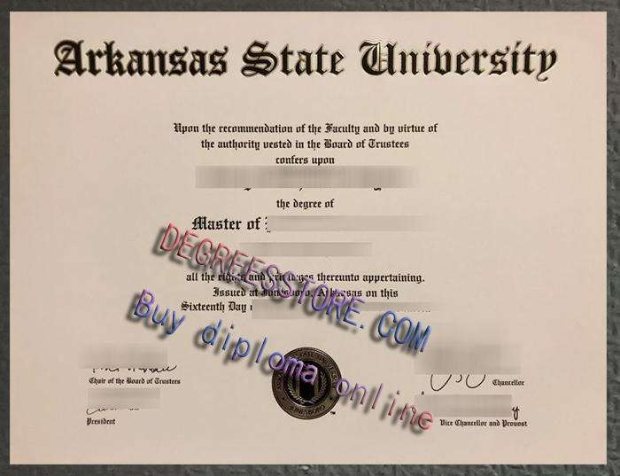 Arkansas State University diploma Arkansas State University diploma