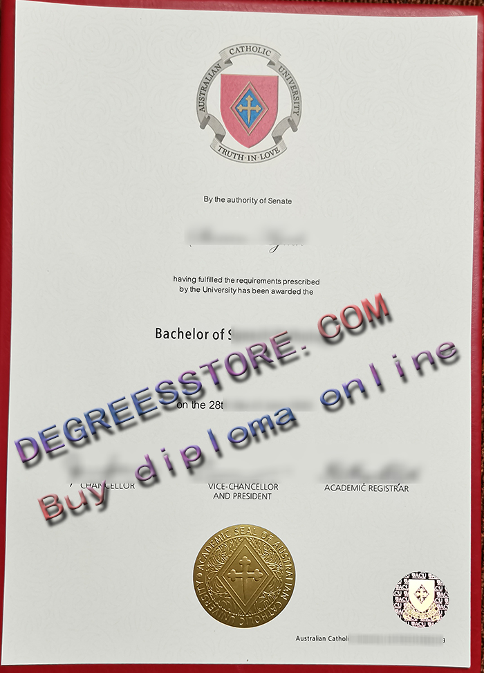 Australian Catholic University diploma, ACU degree