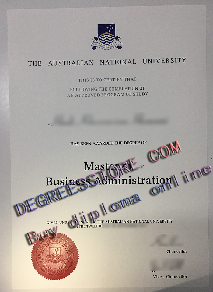 Australian National University diploma, ANU degree Australian National University diploma, ANU degree