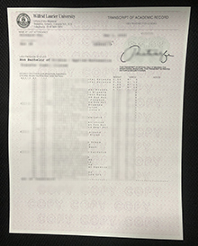 Centennial College transcript sample