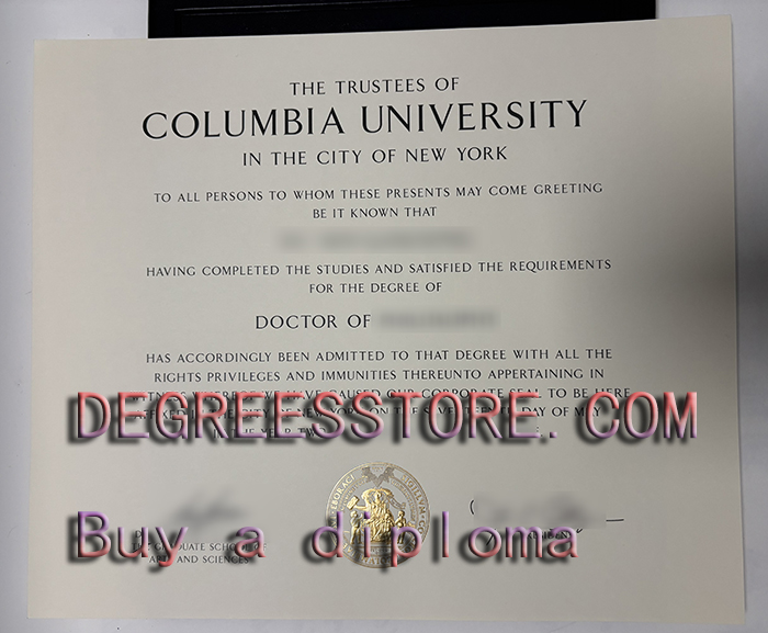 Columbia University degree Columbia University degree