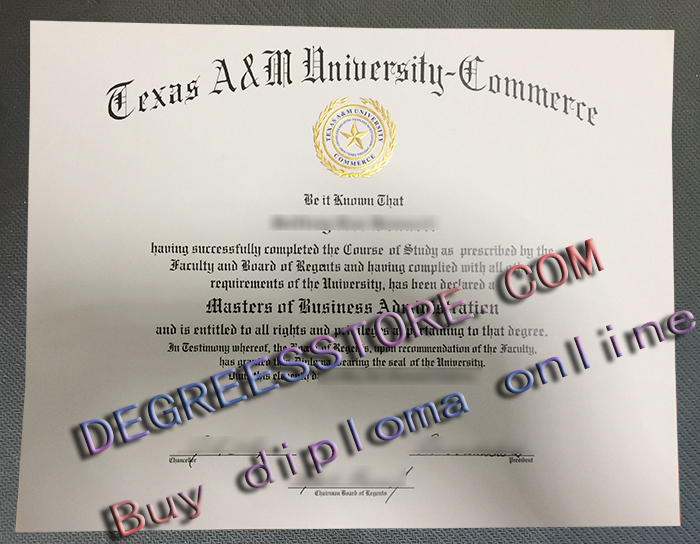 East Texas A&M University (ETAMU) diploma East Texas A&M University (ETAMU) diploma