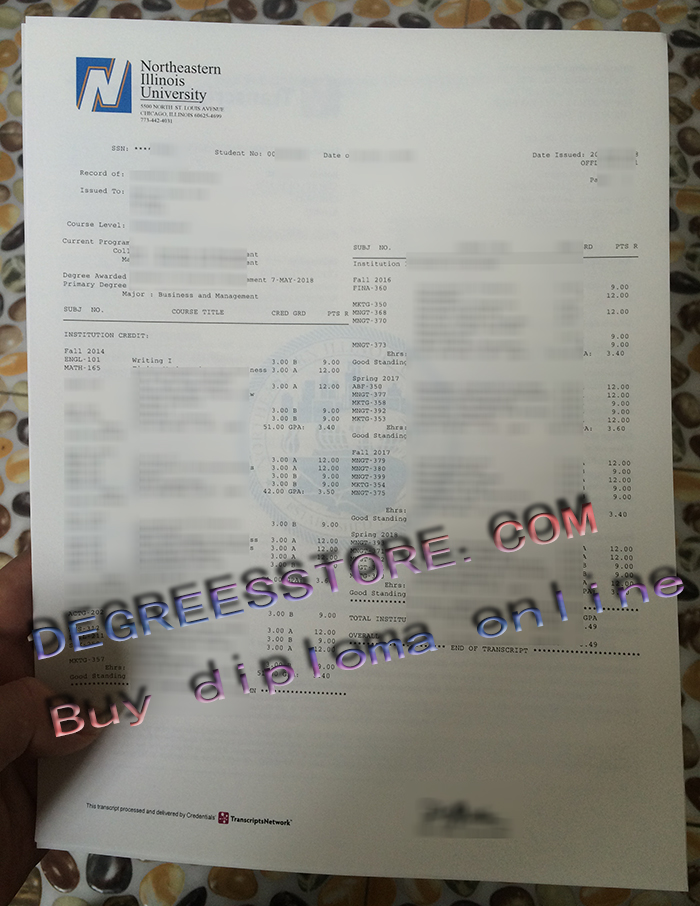 Northeastern University of Illinois transcript Northeastern University of Illinois transcript