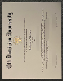 Old Dominion University diploma, ODU degree