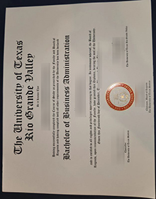 UTRGV diploma