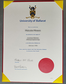 University of Ballarat degree certificate