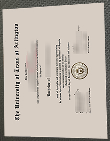 University of Texas at Arlington diploma sample