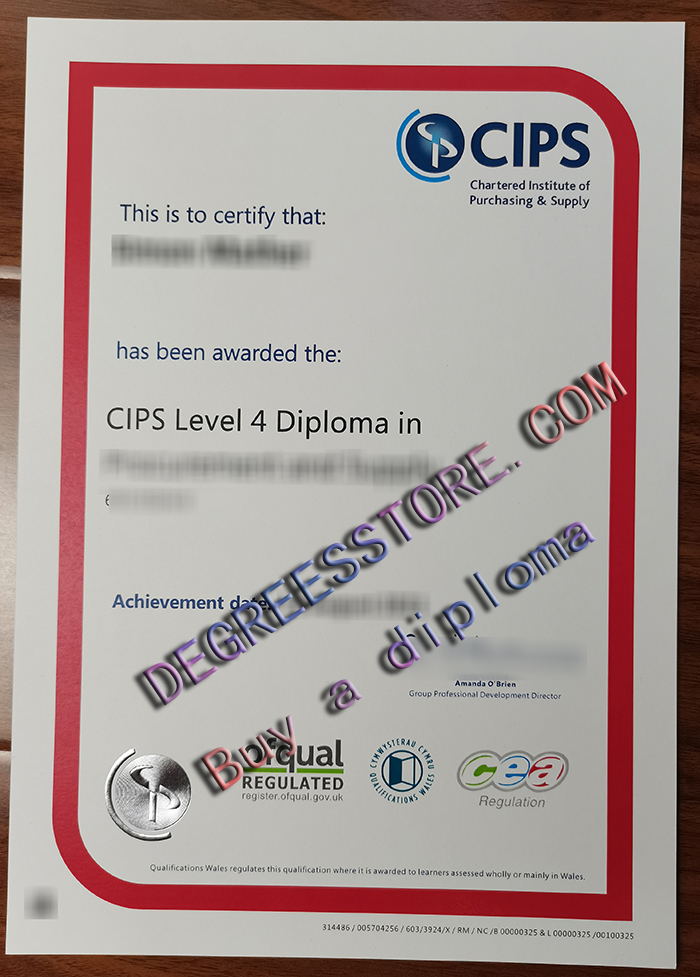 CIPS Level 4 Diploma CIPS Level 4 Diploma
