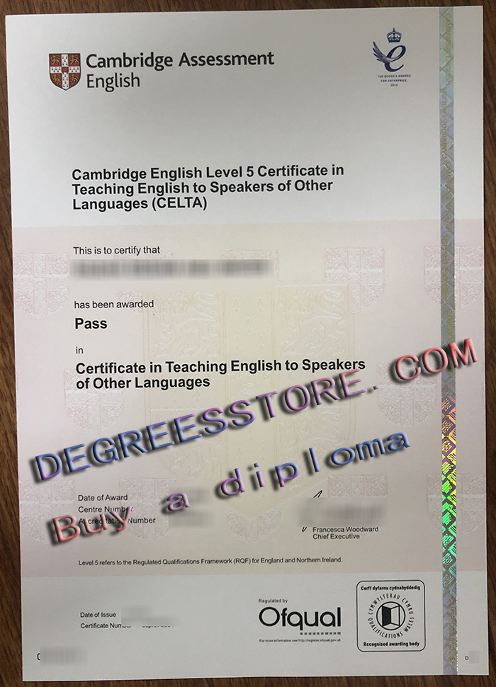 Cambridge CELTA certificate Cambridge CELTA certificate