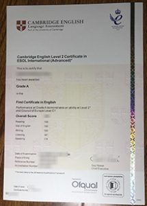 Cambridge English Level 2 Certificate