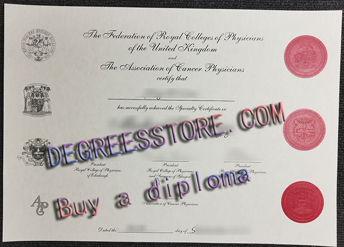 FRCP Certificate in Medical Oncology FRCP Certificate in Medical Oncology