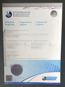 IB diploma, International Baccalaureate diploma sample