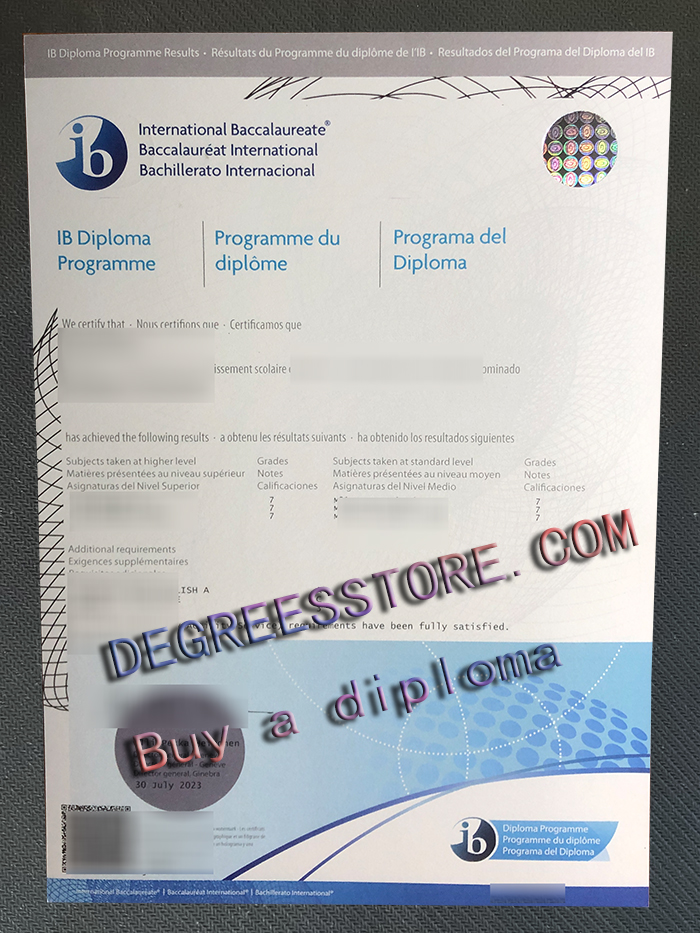 IB diploma, International Baccalaureate diploma IB diploma, International Baccalaureate diploma