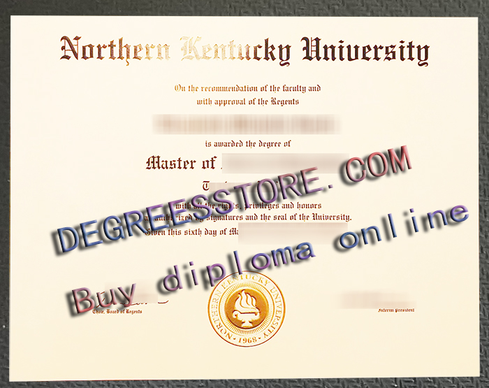 Northern Kentucky University diploma