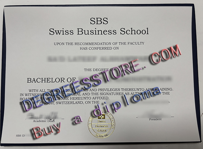 SBS Swiss Business School degree， SBS Swiss Business School diploma