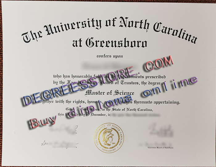 UNCG degree