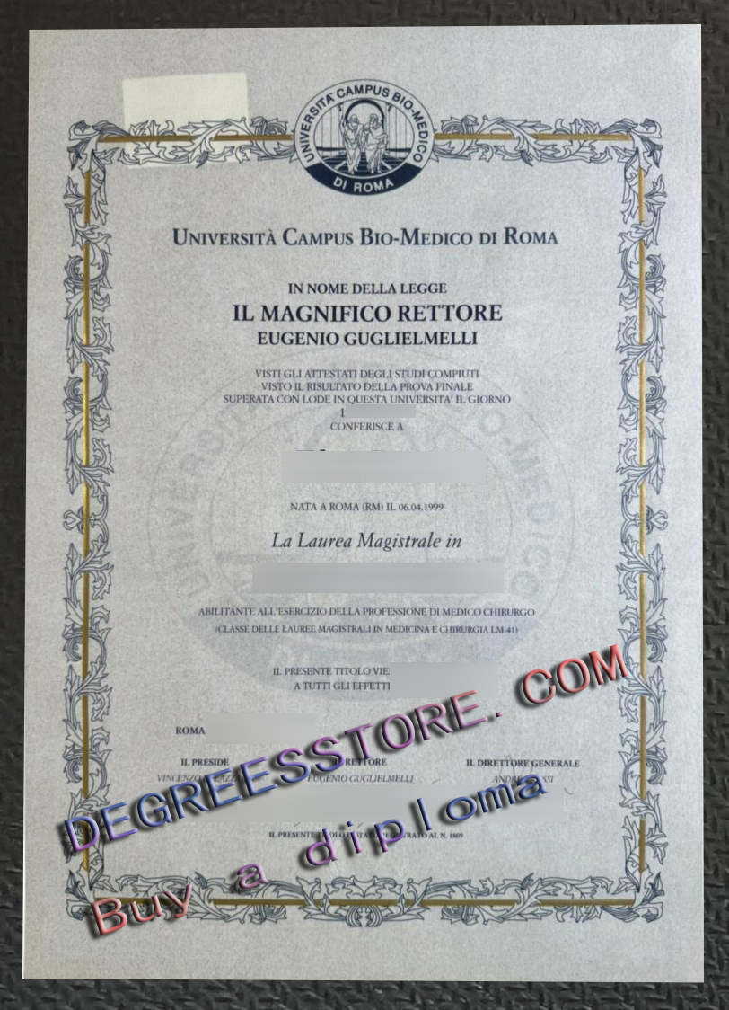 Università Campus Bio-Medico Laurea Università Campus Bio-Medico Laurea