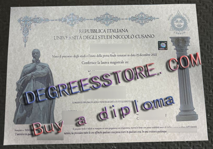 Università degli Studi Niccolò Cusano Laurea Università degli Studi Niccolò Cusano Laurea